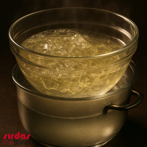 طرز تهیه ژلاتین مهرسازی